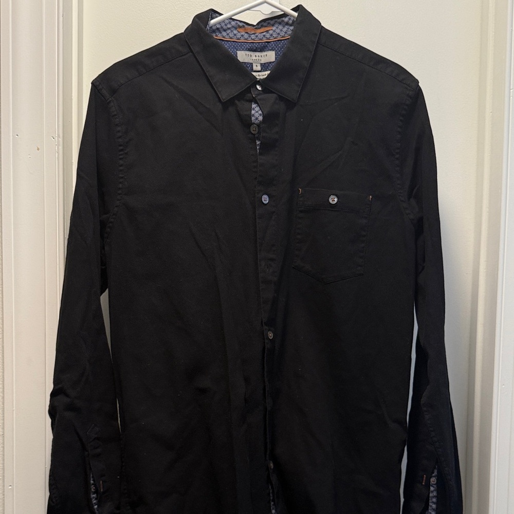 Ted Baker Classic Black Shirt Jacket